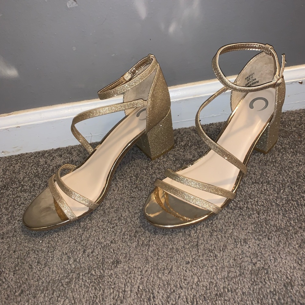 Gold Sparkling 2in Heels